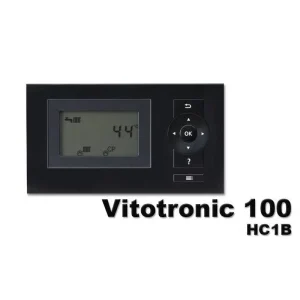 Termostat digital Vitotronic 100 HC1B afișează temperatura