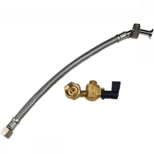 Furtun flexibil cu robinet sanitar pentru apă