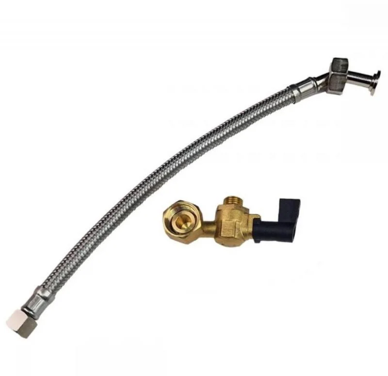 Furtun flexibil cu robinet sanitar pentru apă