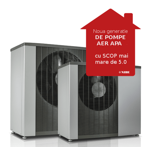 Pompa de caldura Aer / Apa NIBE™ F2120-16 (400V)