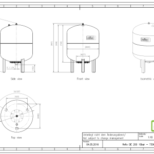 RefixDE200_10bar-7306700 REFLEX - Refix DE 200, vas de expansiune, 10 bar