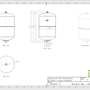 RefixDE25_16bar-7304015 REFLEX - Refix DE 25, vas de expansiune, 16 bar