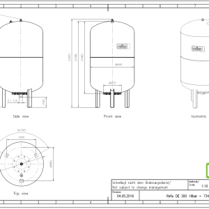 RefixDE300_16bar-7348630 REFLEX - Refix DE 300, vas de expansiune, 16 bar