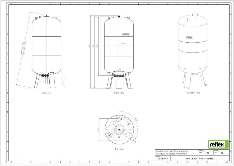 RefixDE600_16bar-7348660 REFLEX - Refix DE 600, vas de expansiune, 16 bar