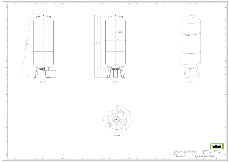 RefixDE800_10bar-7306960 REFLEX - Refix DE 800, vas de expansiune, 10 bar