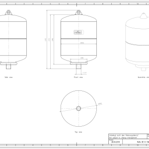 RefixDE8_16bar-7301006 REFLEX - Refix DE 8, vas de expansiune, 16 bar