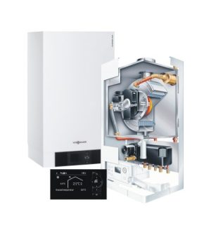 Centrala termica in condensare Viessmann Vitodens 200-W, Vitotronic 100 HC1B 49 KW