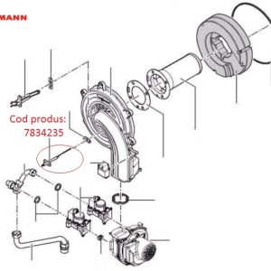 Electrod Ionizare centrala termica Viessmann Vitodens 200 - 45 kw