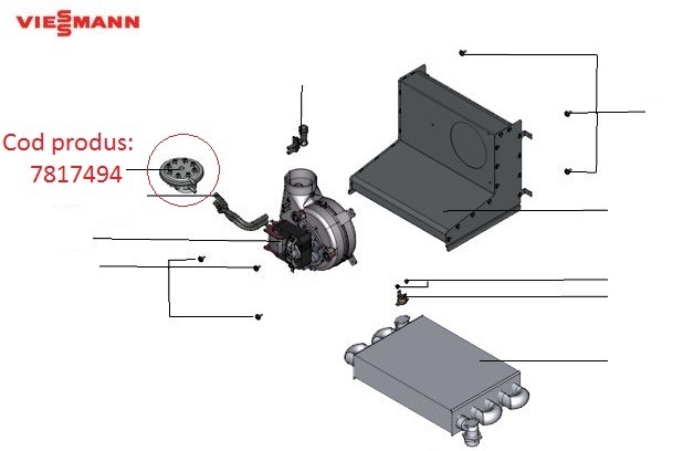 Presostat 170Pa Viessmann