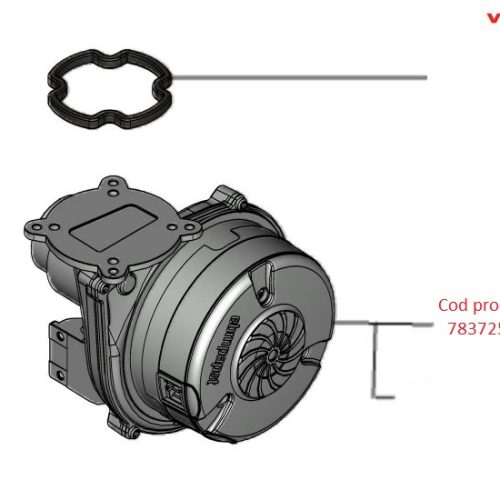 Ventilator NRG 118 19/26 centrala termica Viessmann Vitodens 100