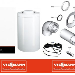 Vitodens 100-W 25KW cu boiler 120 litri att Centrala Termica Viessmann Vitodens 200-W 60kW