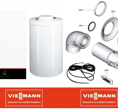 Vitodens 100-W 25KW cu boiler 120 litri att Pachet centrala termica în condensatie pe gaz tip B1HF, Vitodens 100-W 25 kW cu boiler Reflex monovalent de 120 litri ( Z022915 )